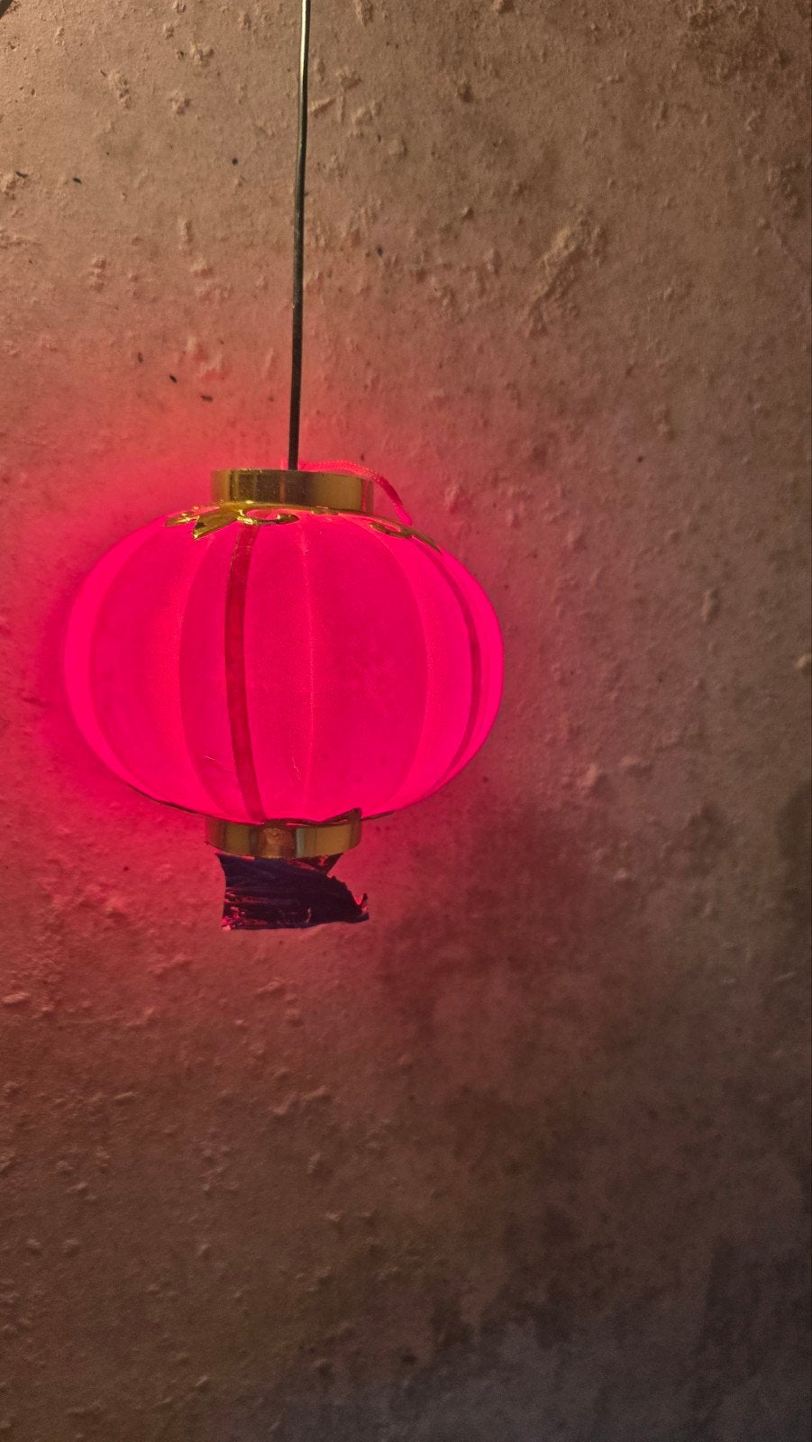 Rode Chinese Lampion Decoratie, Ophalen, Overige stijlen, Gebruikt, Textiel