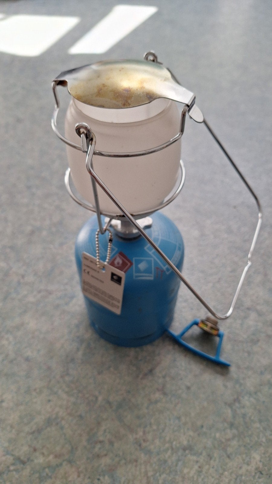 campingaz lamp met tankje (901), Ophalen
