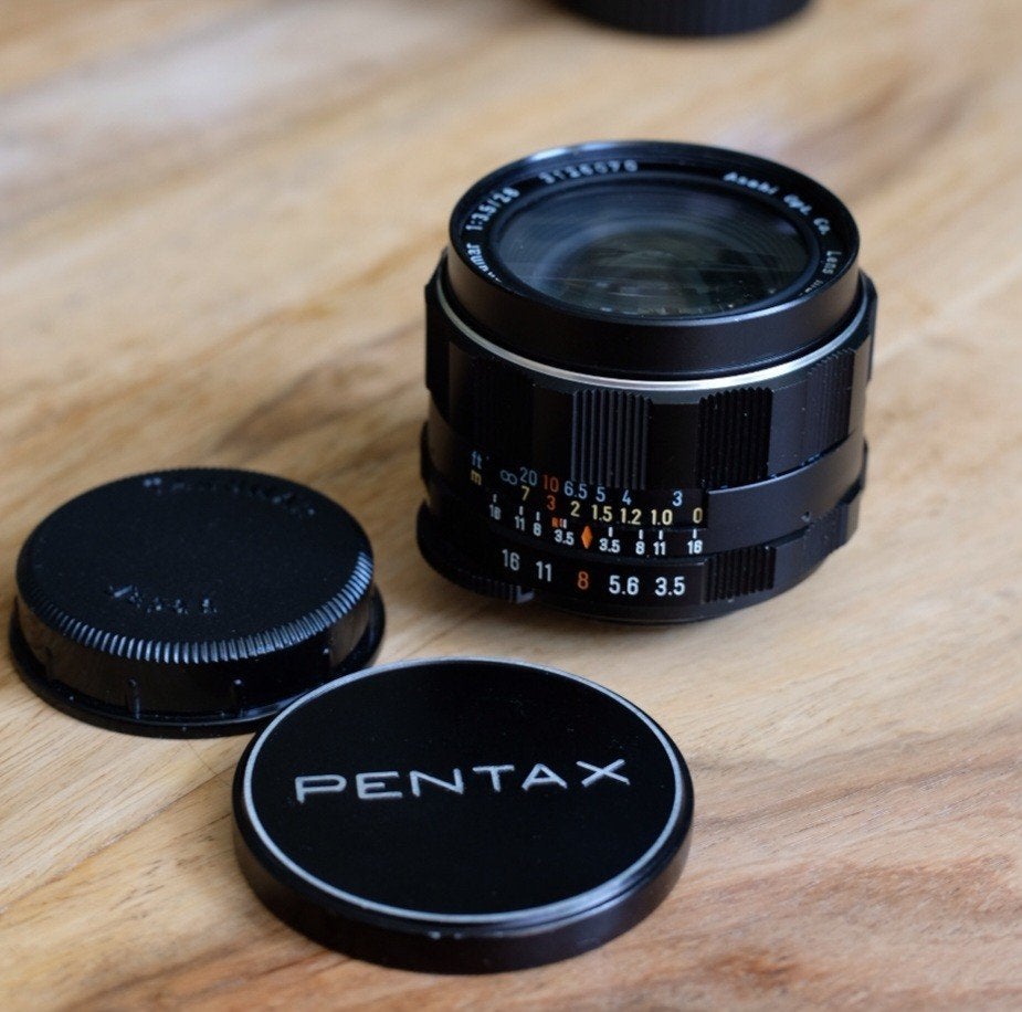 Super-Takumar 28 mm f/3.5 M42 objectief, Gebruikt, Lensdoppen, 28 mm, Overige merken