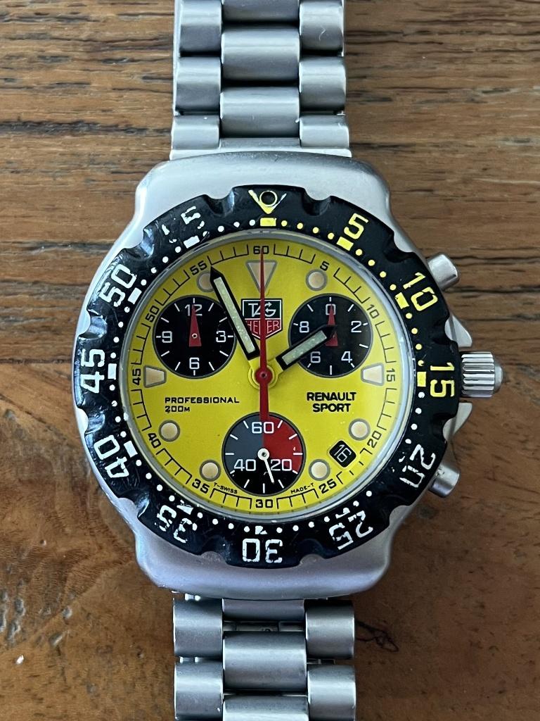 TAG Heuer Formula 1 Quartz Renault Sport, Staal, Gebruikt, Staal, Ophalen of Verzenden