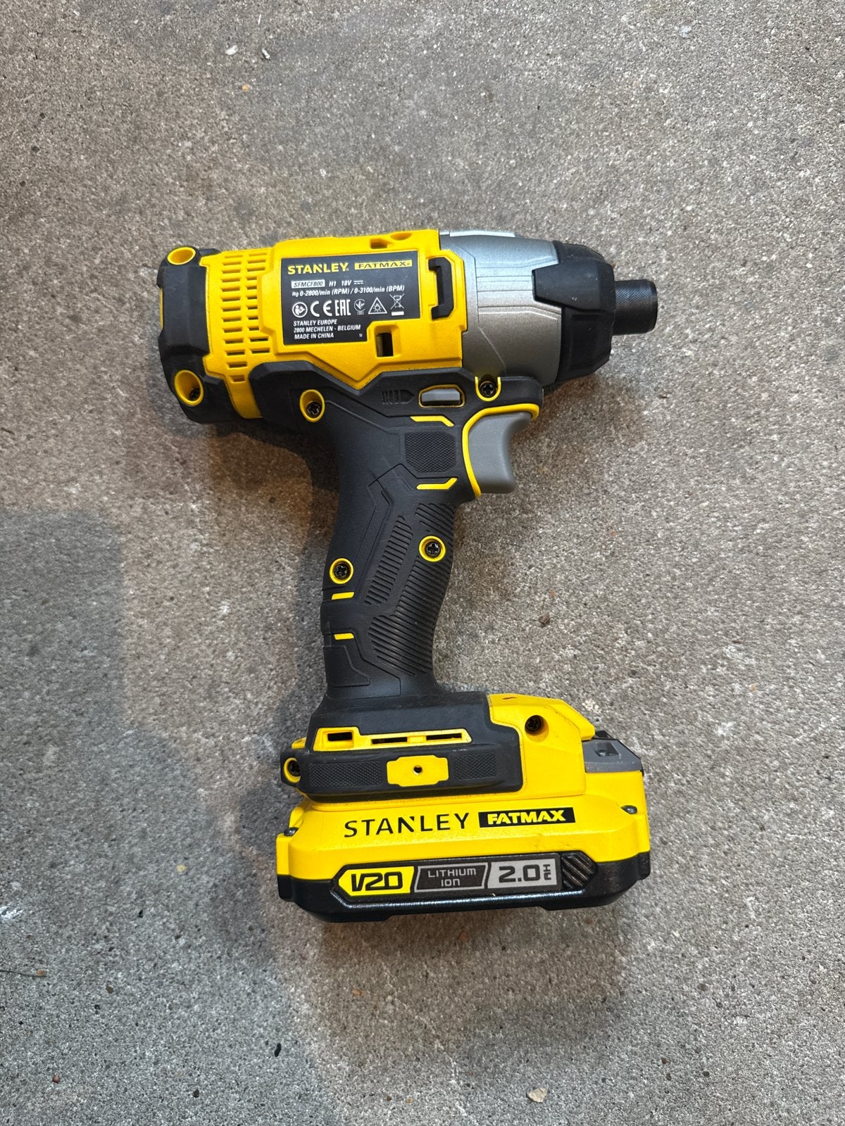 Stanley Fatmax SFMCF800 H1 18V Slagmoersleutel, Doe-het-zelf en Verbouw, Gereedschap | Boormachines, 600 watt of meer, Variabele snelheid