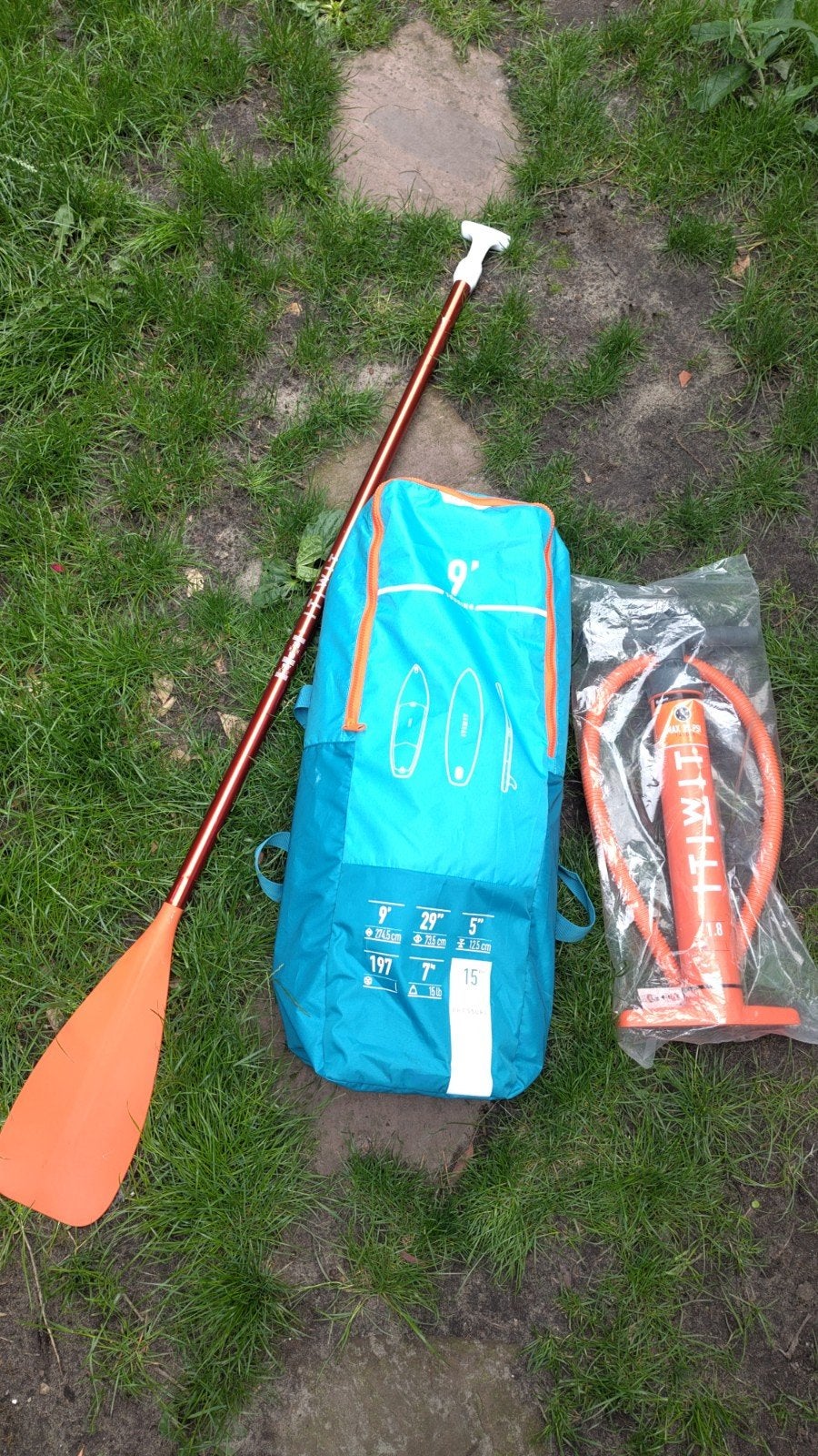 ONGEBRUIKT tiwit sup board 274 cm (60kg), met peddel en pomp, Watersport en Boten, Ophalen of Verzenden, Nieuw, SUP-boards