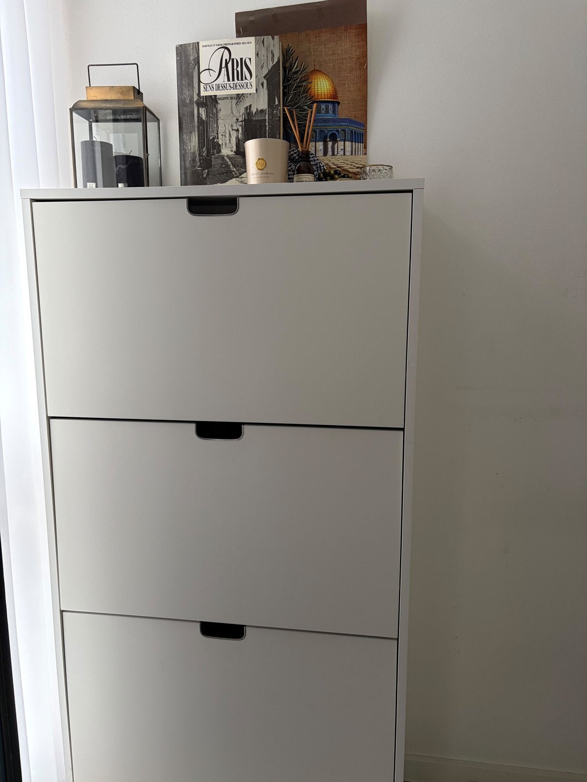 IKEA STALL schoenenkast met 3 vakken, wit, Ophalen of Verzenden, Zo goed als nieuw