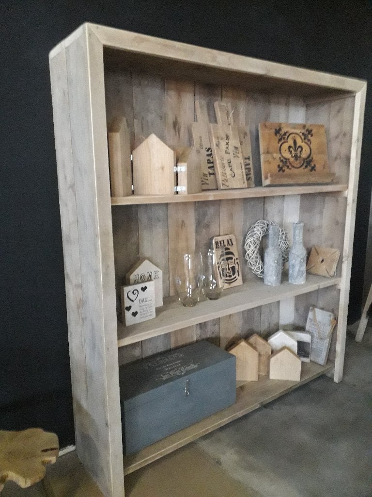 Kast, boekenkast van hout op maat/model gemaakt NIEUW, Huis en Inrichting, Ophalen of Verzenden, Nieuw, 25 tot 50 cm, 200 cm of meer