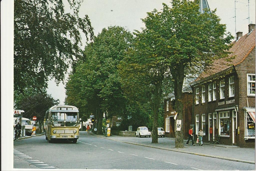 ZELHEM SMITSSTRAAT BAKKERIJ TOTAL POMP GTW LEYLAND D OUDSTEN, Ophalen of Verzenden, 1960 tot 1980, Ongelopen, Gelderland