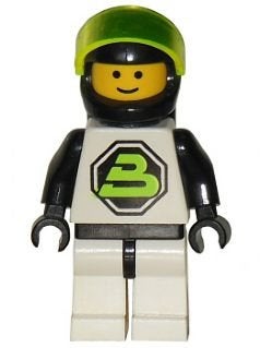 LEGO Minifig Poppetje Space Blacktron II sp002, Lego, Ophalen of Verzenden, Zo goed als nieuw, Space