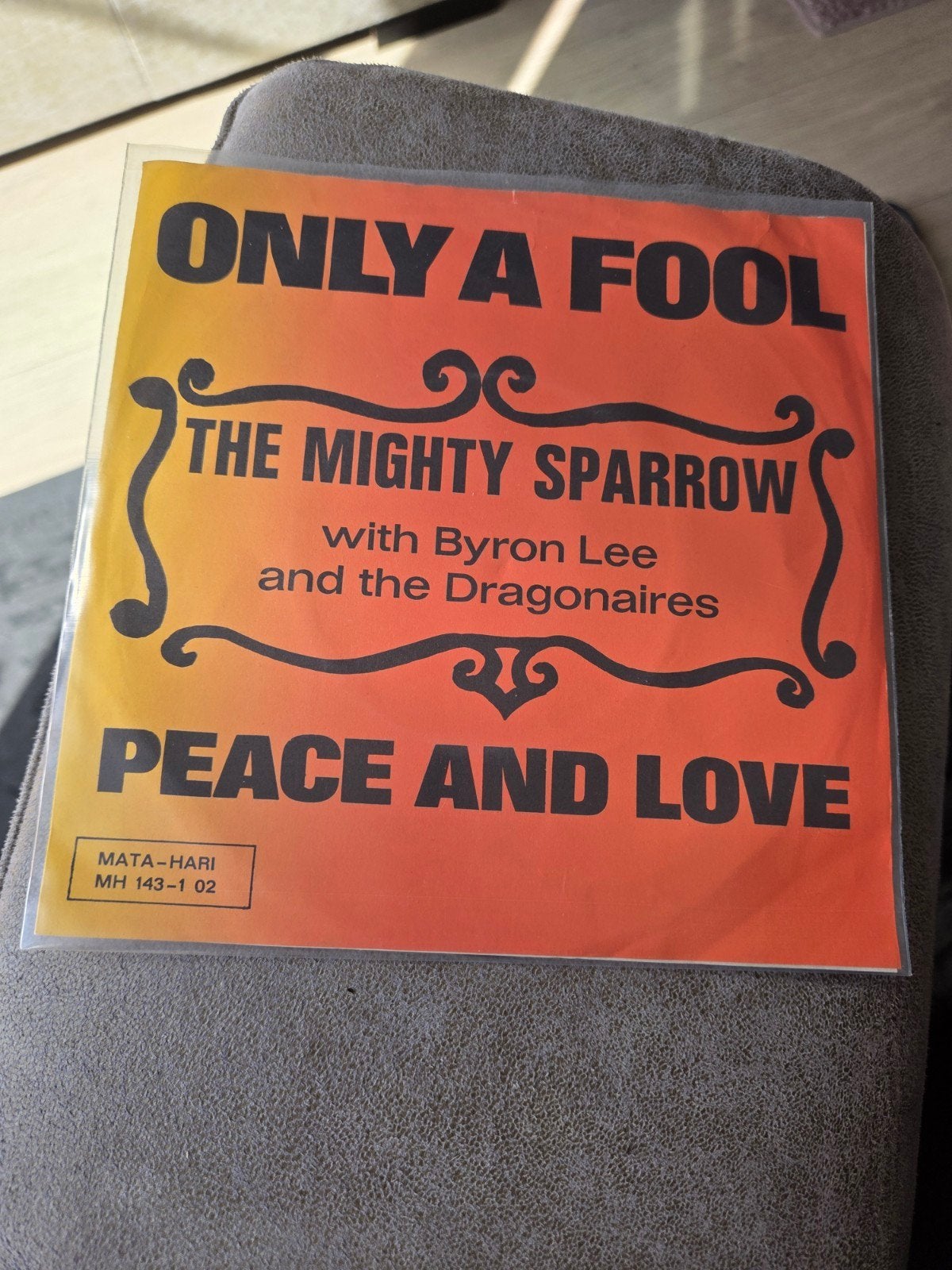 The Mighty Sparrow - Only A Fool /Peace And Love (Vinyl Sing, Gebruikt, 7 inch, Reggae en Ska, EP
