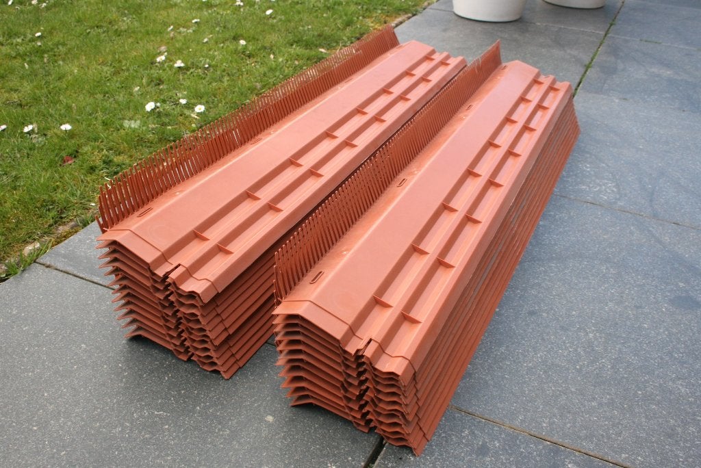 Vogelschroot / Combi-dakvoetprofiel Rood, Doe-het-zelf en Verbouw, Kunststof, Overige typen, Nieuw, Ophalen of Verzenden
