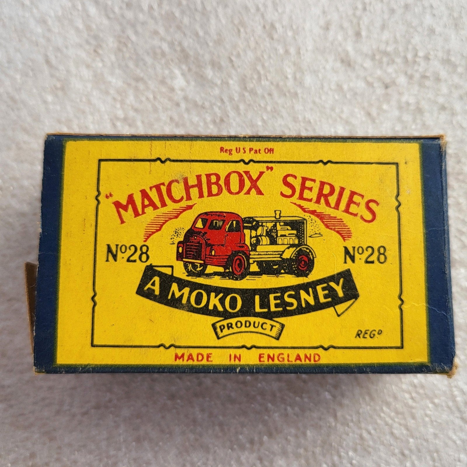Matchbox Series No. 28 Thames Trader Compressor Truck, Ophalen of Verzenden, Gebruikt, Bus of Vrachtwagen