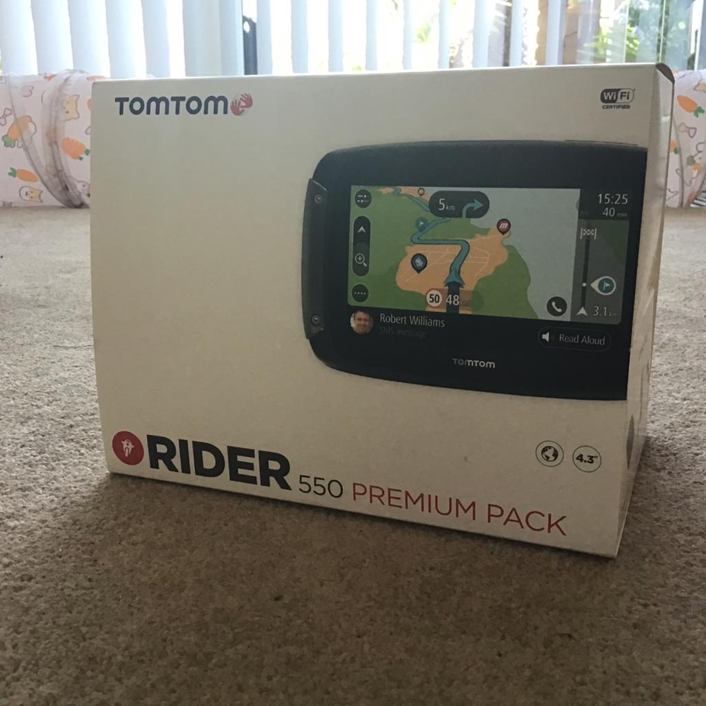 Tomtom Rider 550 World Premium Pack, Motoren, Accessoires | Navigatiesystemen, Ophalen of Verzenden, Zo goed als nieuw