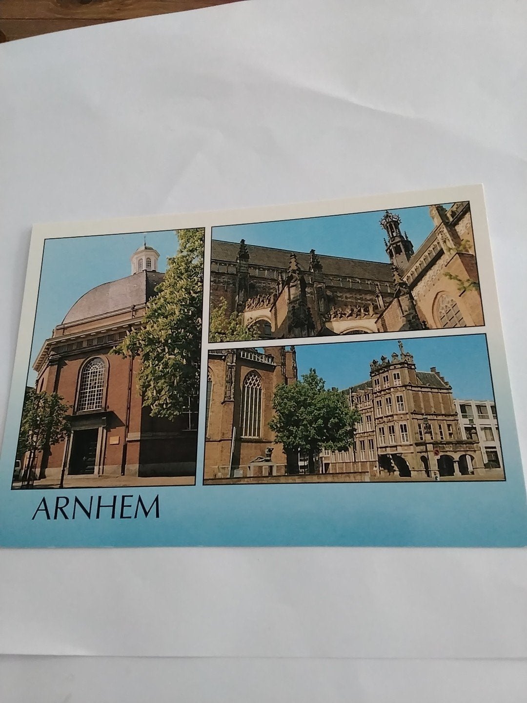 Ansichtkaart Arnhem - Koepelkerk, Eusebiuskerk, Duivelshuis, Ophalen of Verzenden