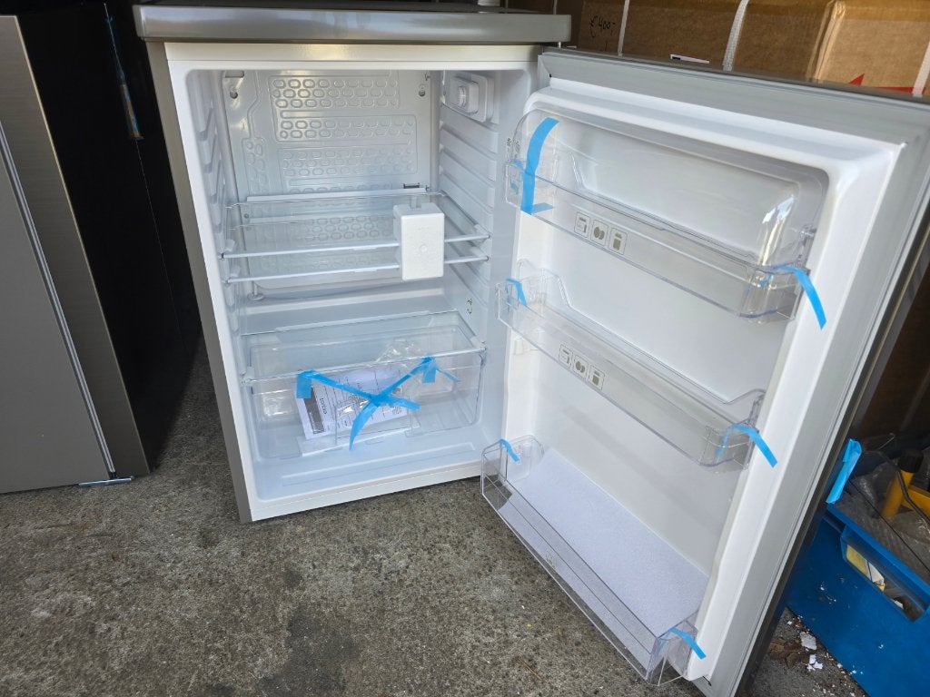 Nieuwe zeer zuinige rvs tafelmodel koeler H85xB55 cm C klass, 85 tot 120 cm, Zonder vriesvak, 100 tot 150 liter, Nieuw