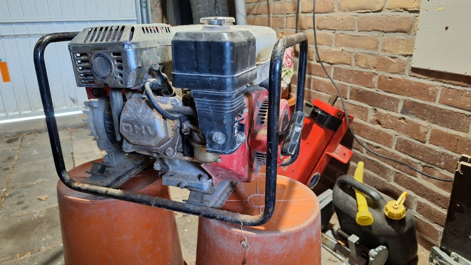 Honda aggregaat met defecte generator, Ophalen, Gebruikt