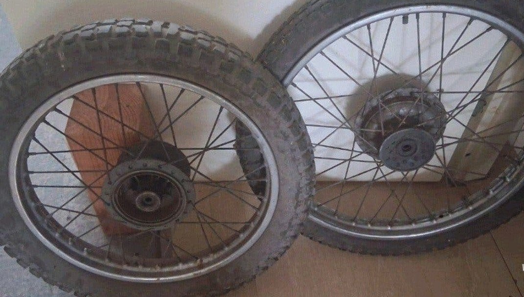 Wielenset Yamaha DT50 DT50MX, Ophalen of Verzenden, Gebruikt, Overige typen, Yamaha