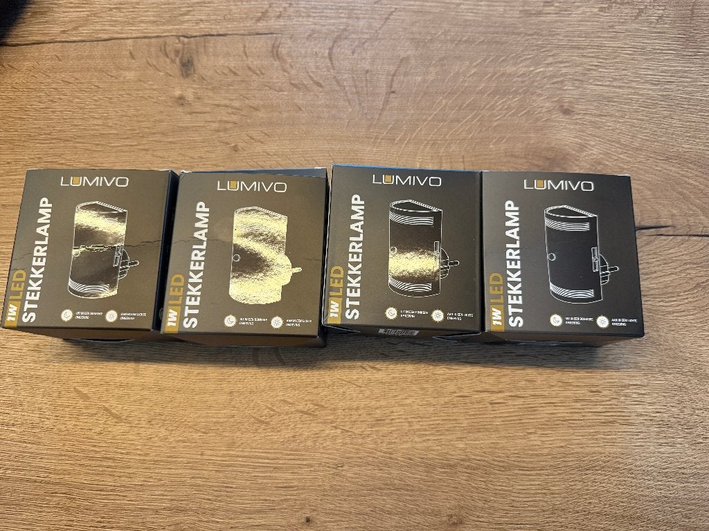 2x Lunivo stekker lampjes, Ophalen of Verzenden, Nieuw, E27 (groot), Led-lamp