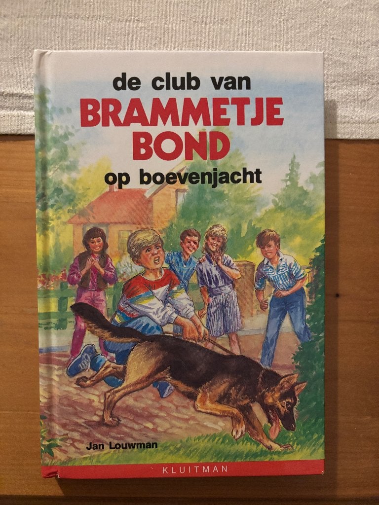 De club van Brammetje Bond op boevenjacht (8+) LOUWMAN, Ophalen, Zo goed als nieuw, Jan Louwman, Fictie algemeen