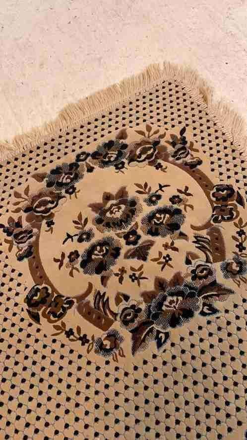 Vintage velvet gobelin style grand foulard 200/140, Huis en Inrichting, Woonaccessoires | Plaids en Woondekens, Gebruikt, Etten-Leur