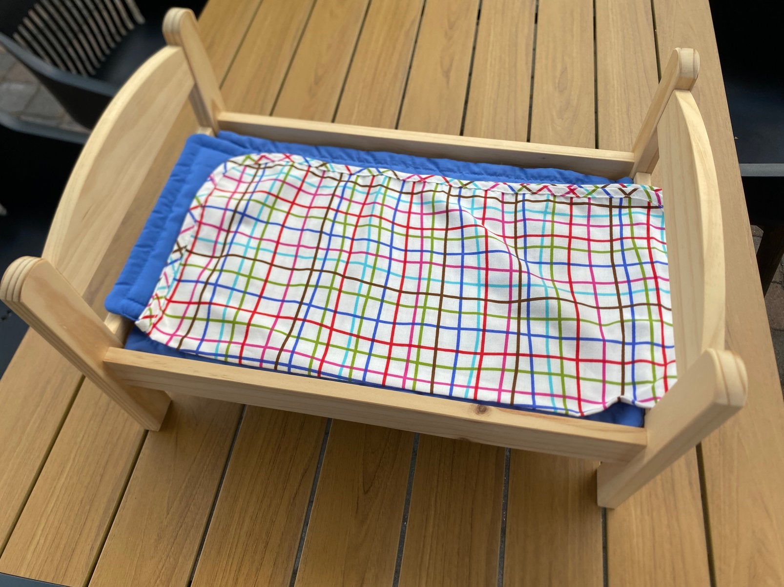Ikea Duktig poppenbed met bedset, Ophalen, Zo goed als nieuw