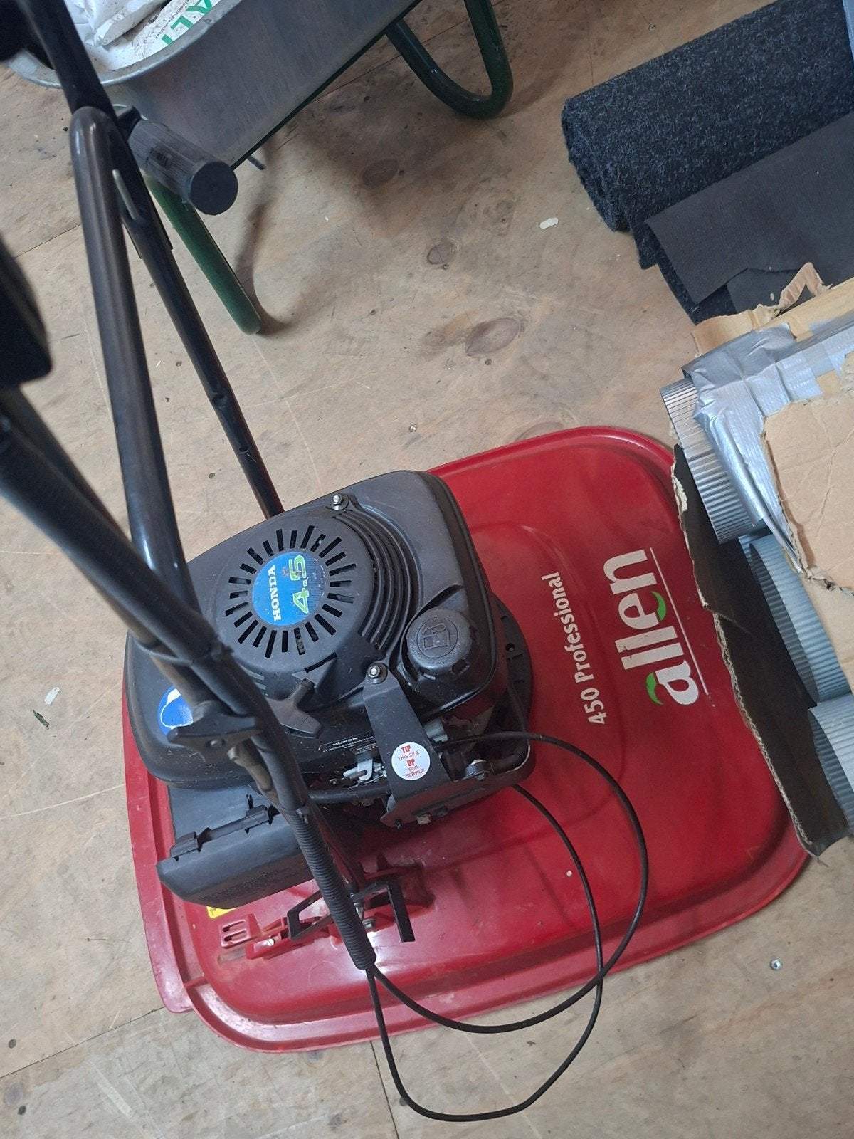 Allen / flymo handmaaier met honda motor, Tuin en Terras, Grasmaaiers, Zweefmaaier, Ophalen of Verzenden