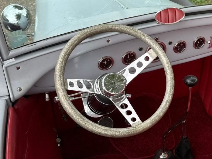 Mooneyes Glitter Stuur HotRod/Rat Rod matal flake, Ophalen, Gebruikt, Amerikaanse onderdelen