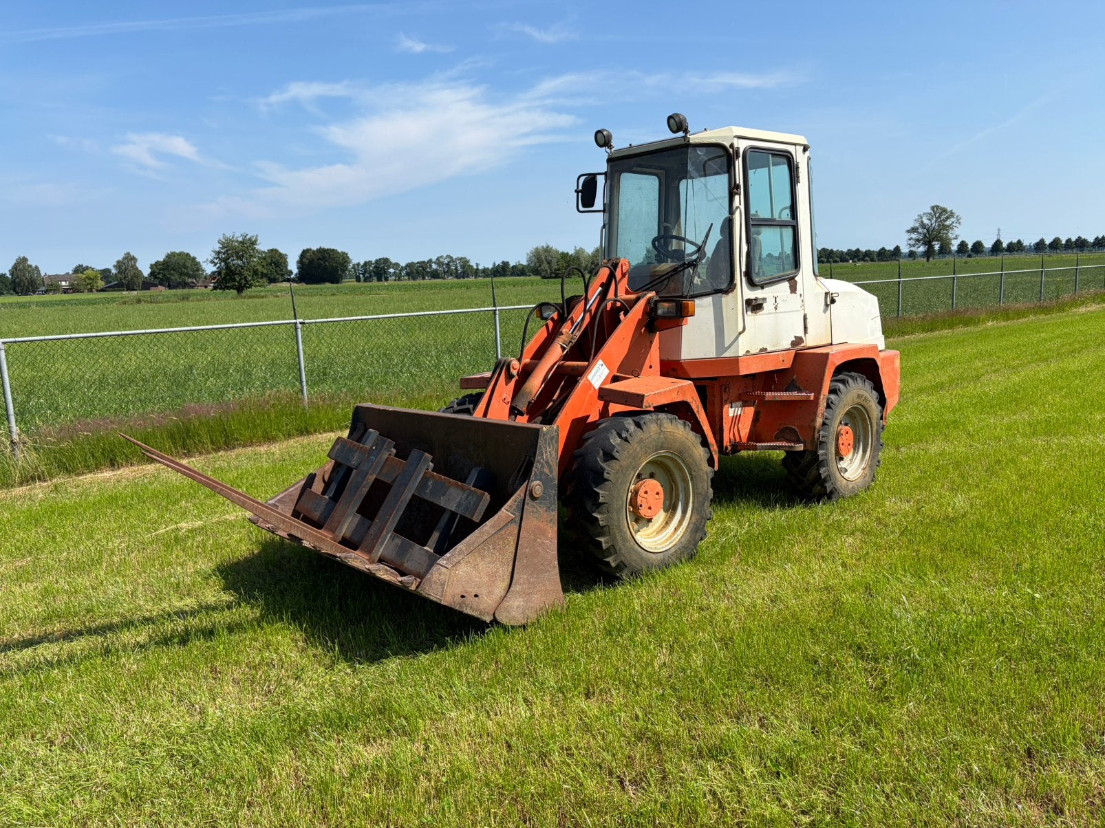 Schaeff shovel loader bak en lepel, Ophalen of Verzenden, Wiellader of Shovel