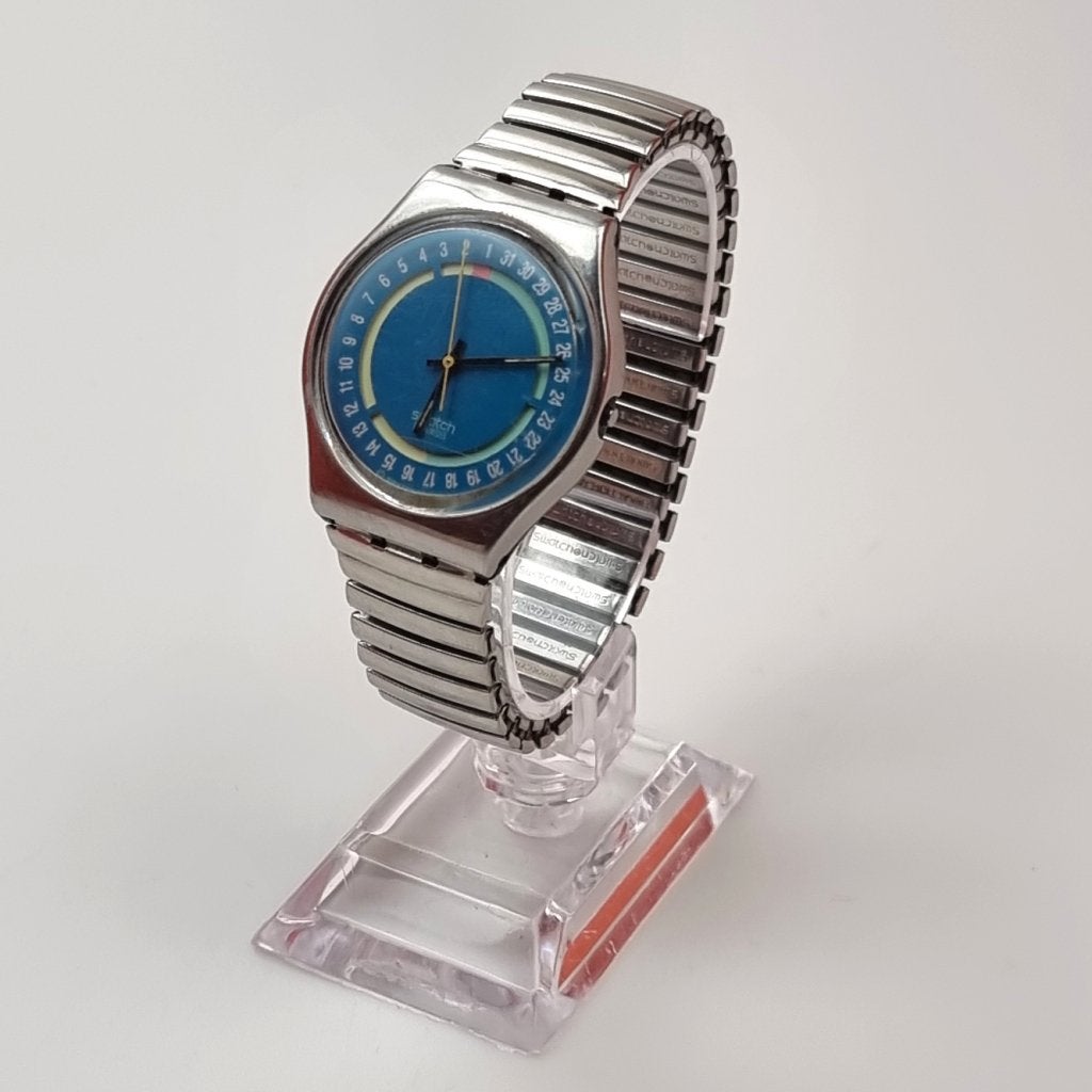 Swatch Stoplight S GY402 Vintage Horloge Zilver, Swatch, Gebruikt, https://www.swatch.com/nl-nl/contact.html, Jakob-StÃ¤mpfli-Strasse 94, 2502 Biel/Bienne, Zwitserland