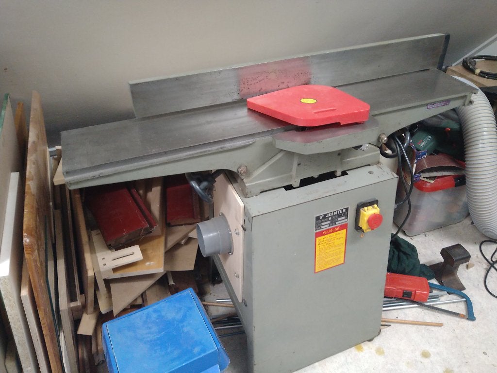 Vlakbank, drie beitels in de as, 150mm breed, Ophalen, Gebruikt, Elektrisch