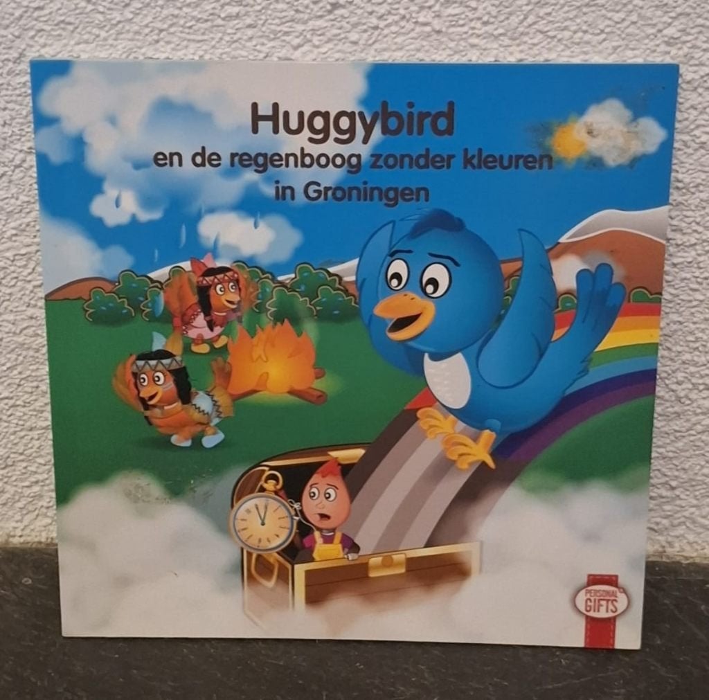 Huggybird en de regenboog zonder kleuren 8713512057432, Ophalen of Verzenden, Zo goed als nieuw, Fictie algemeen