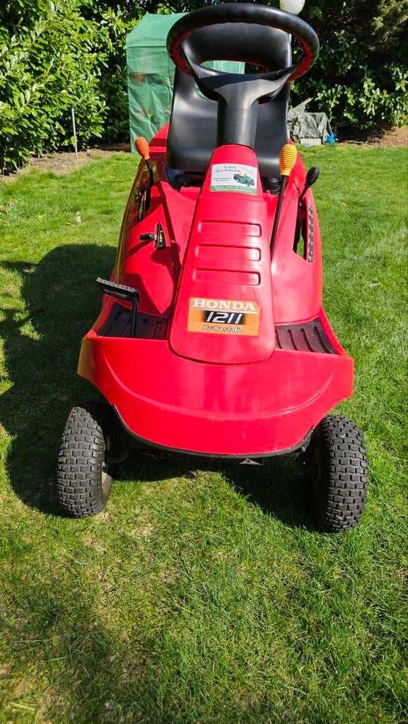 Honda zitmaaier 1211h, Ophalen