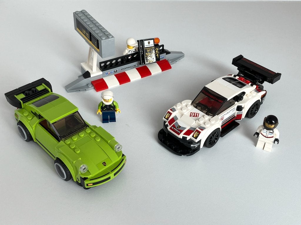 Lego 75888 -Porsche 911 RSR & 911 Turbo 3.0-Speed Champs '18, Lego, Zo goed als nieuw, Compleet, Complete set