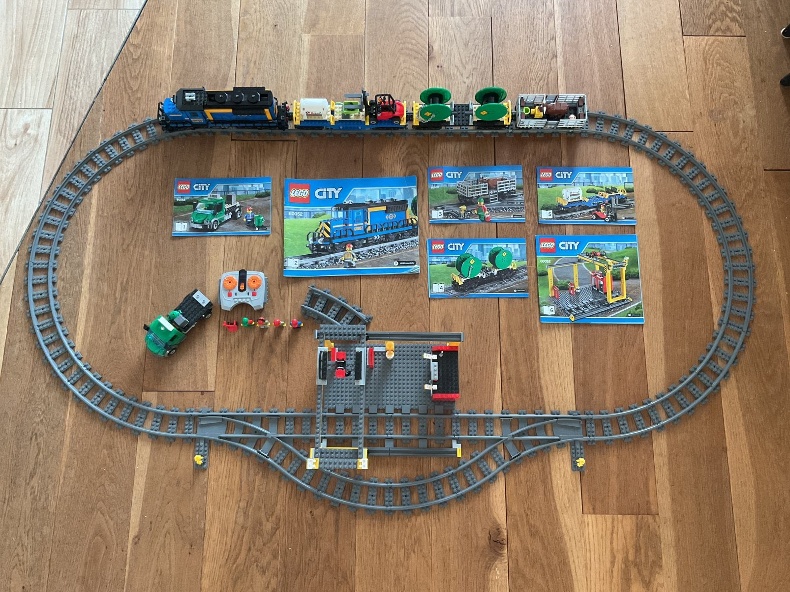 Lego city 60052 vrachttrein goederentrein complete set, Lego, Ophalen of Verzenden, Compleet, Complete set