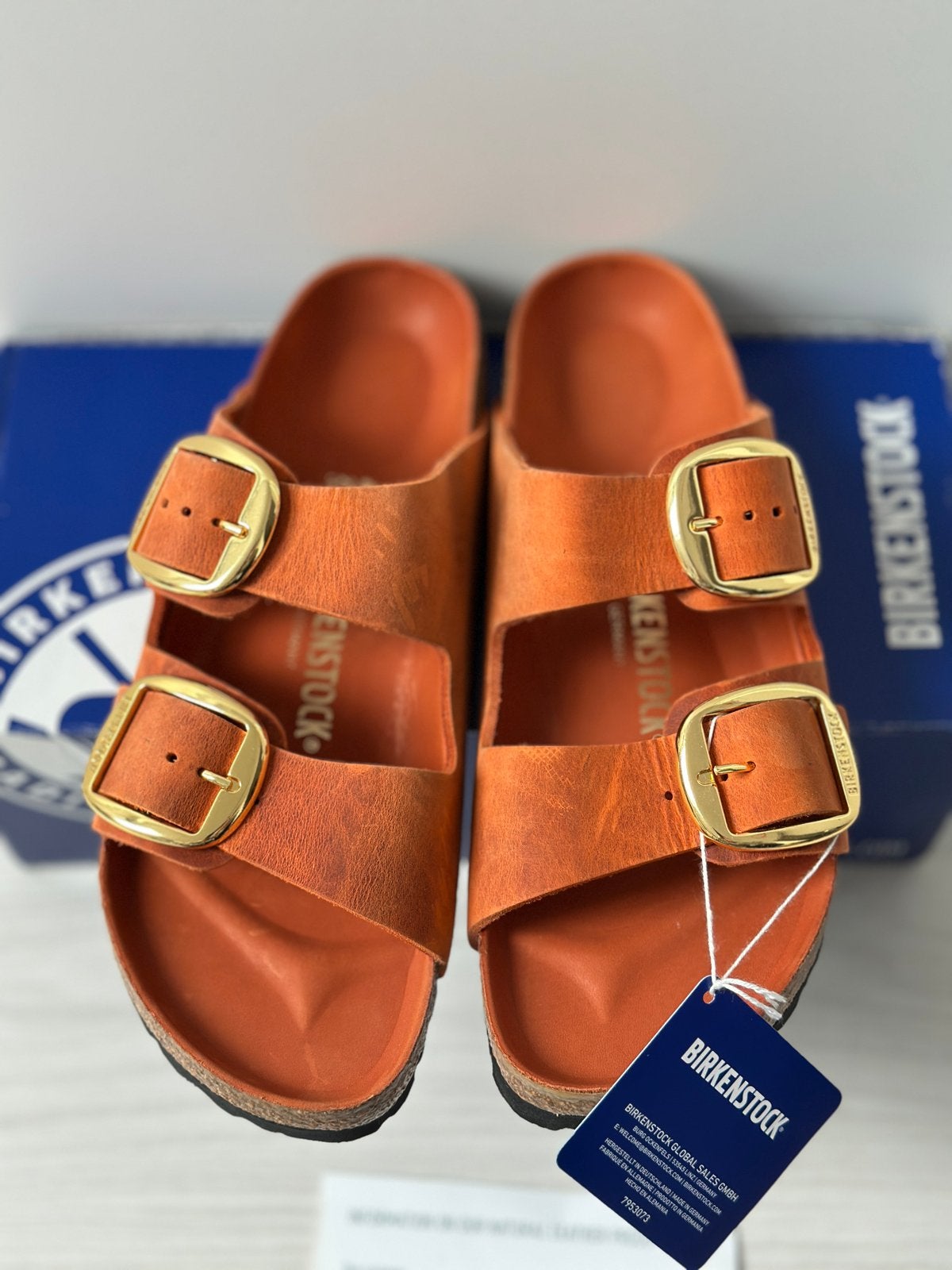 Birkenstock Arizona Big Buckle vetleer Maat 40 Smalle Voet, Ophalen of Verzenden, Nieuw, Bruin, Sandalen of Muiltjes