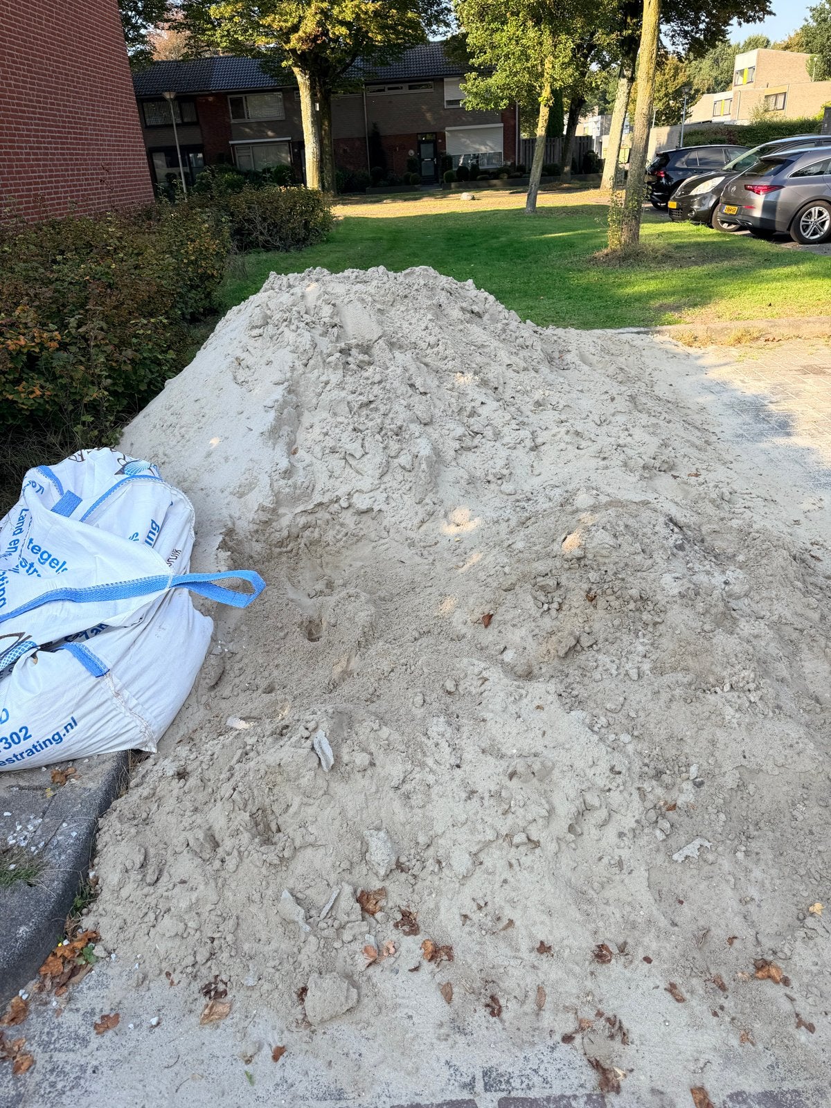 Gele grond gratis af te halen, Ophalen, Gebruikt, Ophoogzand
