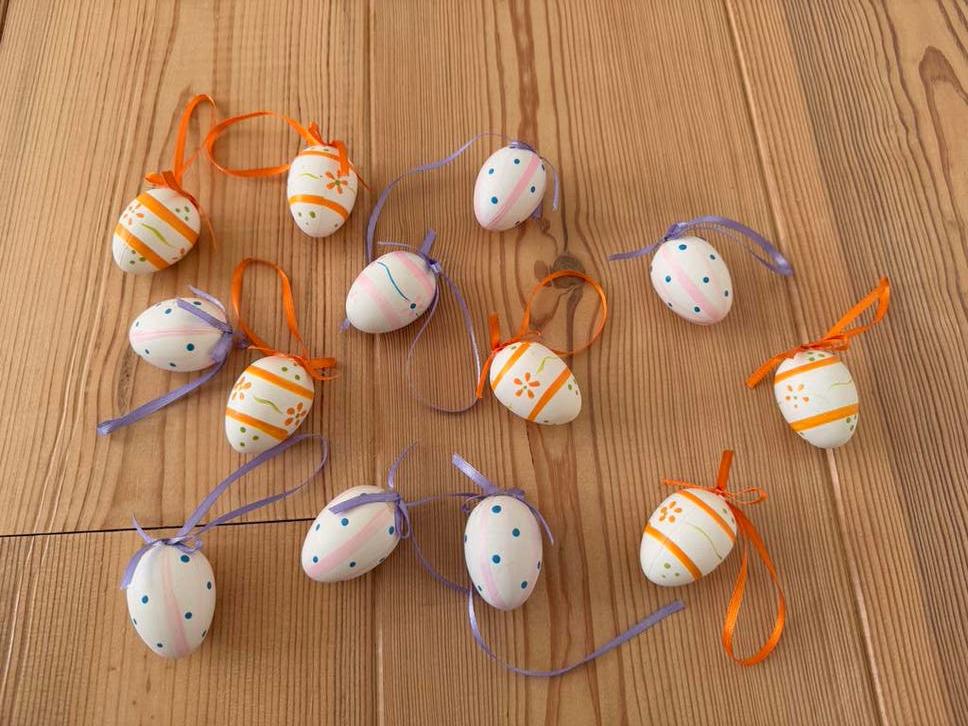 Paasdecoratie, paaseitjes voor in een paasdag, Ophalen of Verzenden, Zo goed als nieuw