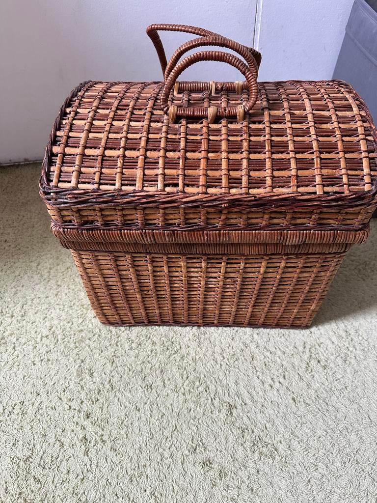 Leuke rieten mand voor opbergruimte, Ophalen, Gebruikt, Riet, Mand