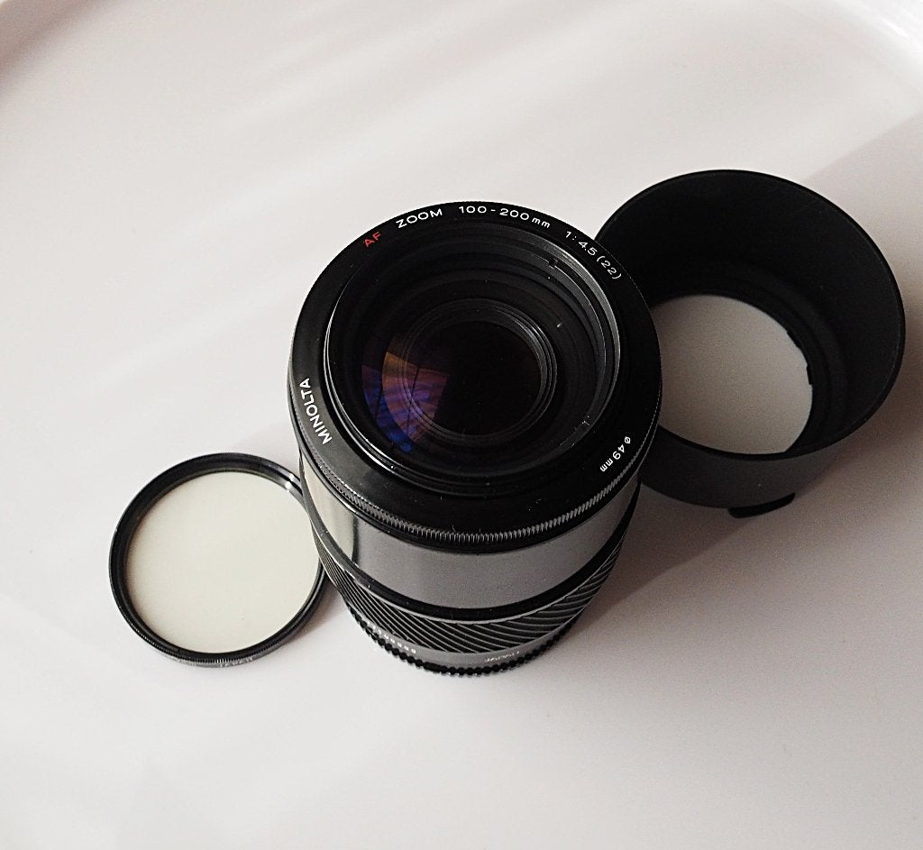 Minolta AF 100-200, Audio, Tv en Foto, Fotografie | Lenzen en Objectieven, Ophalen, Gebruikt, Telelens, Zoom