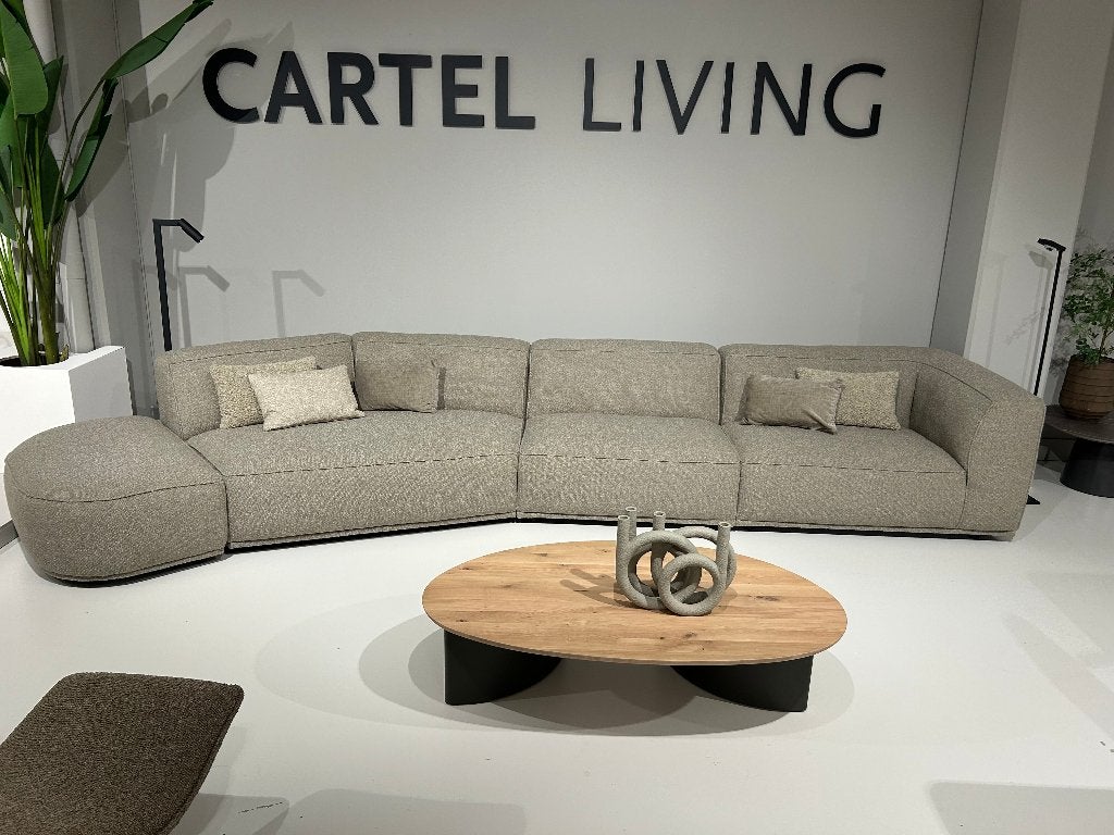 Designbanken Cartel Living - Leegverkoop toonzaal, Ophalen, 250 tot 300 cm, Hoekbank, 75 tot 100 cm