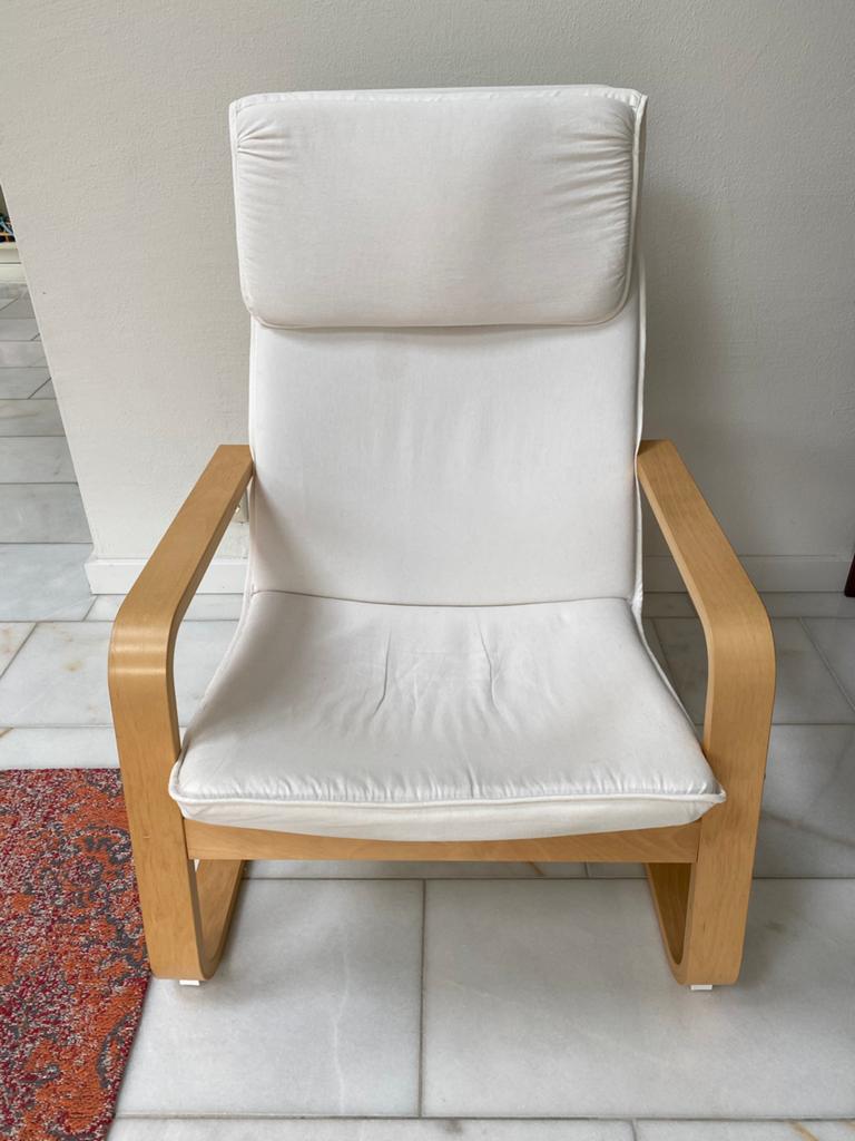 Ikea Fauteuil uit de Poäng serie, Huis en Inrichting, Fauteuils, Ophalen, 75 tot 100 cm, Zo goed als nieuw, 50 tot 75 cm