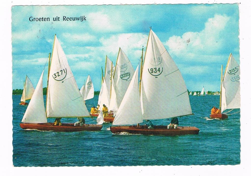 6 / REEUWIJK : Groeten uit, Verzenden, 1960 tot 1980, Gelopen, Zuid-Holland