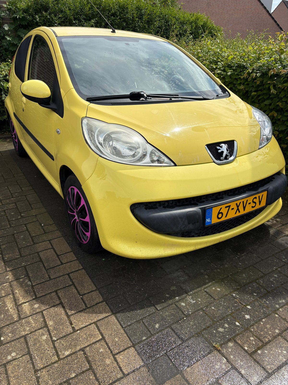 Peugeot 107 1.0 12V 5DR 2007 Geel, Ophalen, Gebruikt