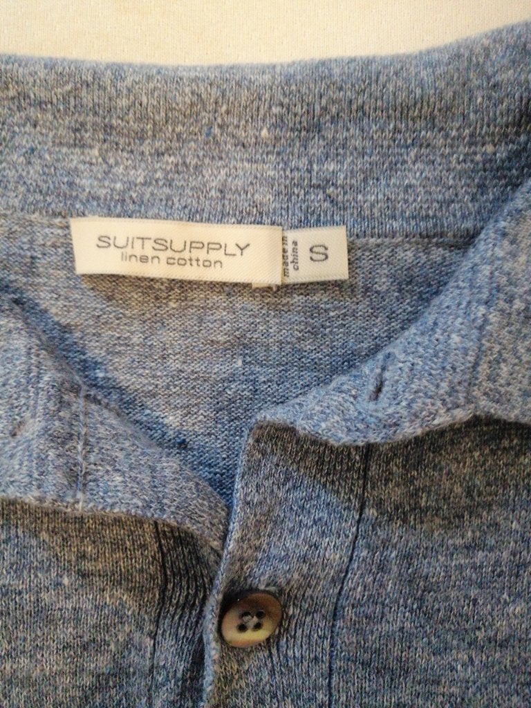 Polo Suitsupply maat S, Blauw, Ophalen of Verzenden, Zo goed als nieuw, Maat 46 (S) of kleiner