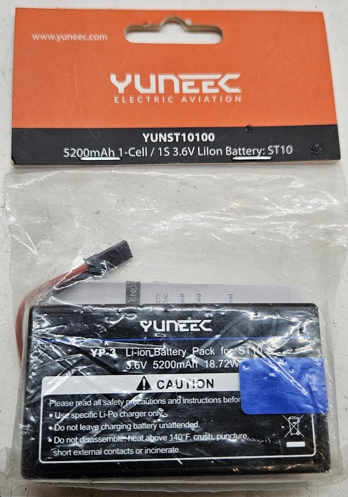 YUNEEC 5200mAh 1S LiPo Battery voor ST10 zender, Extra accu('s), Nieuw, Ophalen of Verzenden, Standaard kwaliteit