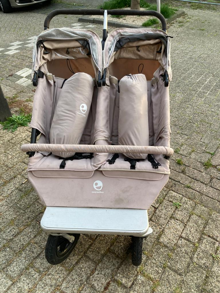 Easywalker tweelingwagen, Ophalen of Verzenden, Zo goed als nieuw, Kinderwagen of Buggy