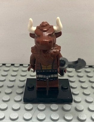 Minifiguur Serie 6 (8827) Minotaur, Lego, Ophalen of Verzenden, Zo goed als nieuw, Minifiguren serie