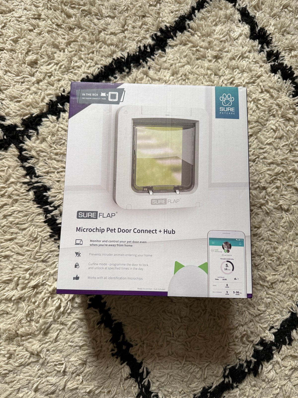 SURE Sureflap Microchip Pet door Connect + Hub, Kattenluik, Ophalen of Verzenden, Nieuw