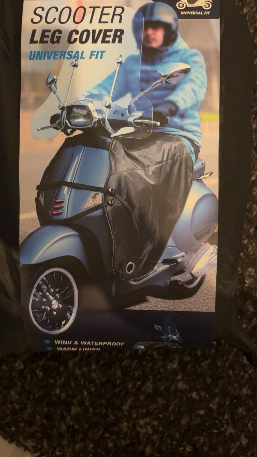 Nieuwe Scooter Beenkleed Waterdicht en Warme Binnenvoering, Fietsen en Brommers, Ophalen of Verzenden, Nieuw, Overige typen, Overige merken