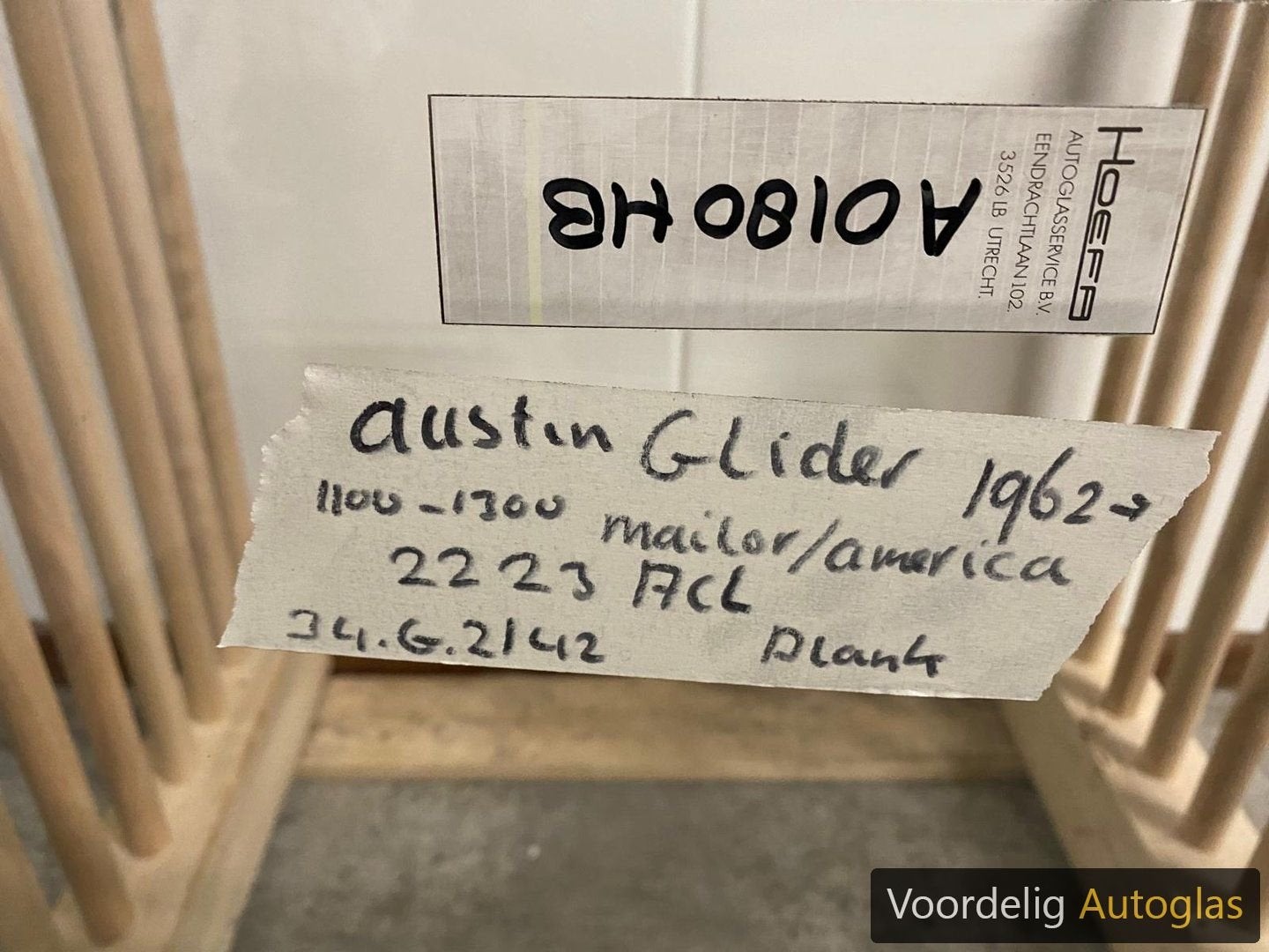 Voorruit AUSTIN / MORRIS 1100/1300 62 - 74 glinder, Auto-onderdelen, Ophalen, Austin, -, -