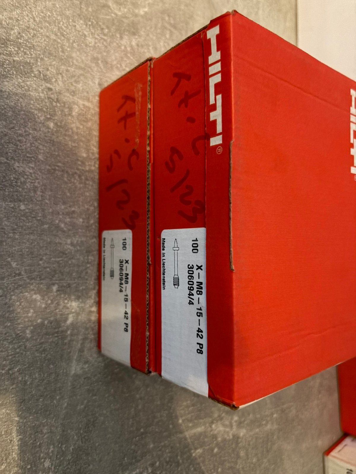Hilti X-M8-15-42 P8 draadbouten – Nieuw – 2x 100 stuks, Ophalen of Verzenden, Nieuw