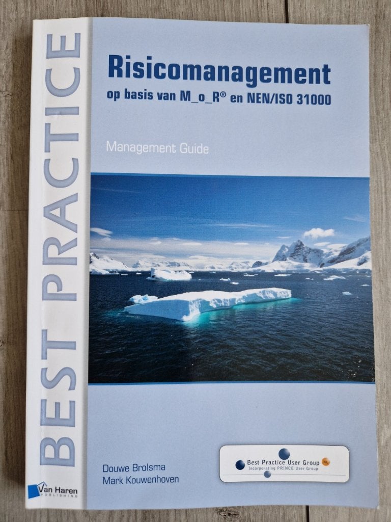 Risicomanagement - op basis van M_o_R en NEN/ISO 31000, Boeken, Ophalen of Verzenden, Zo goed als nieuw