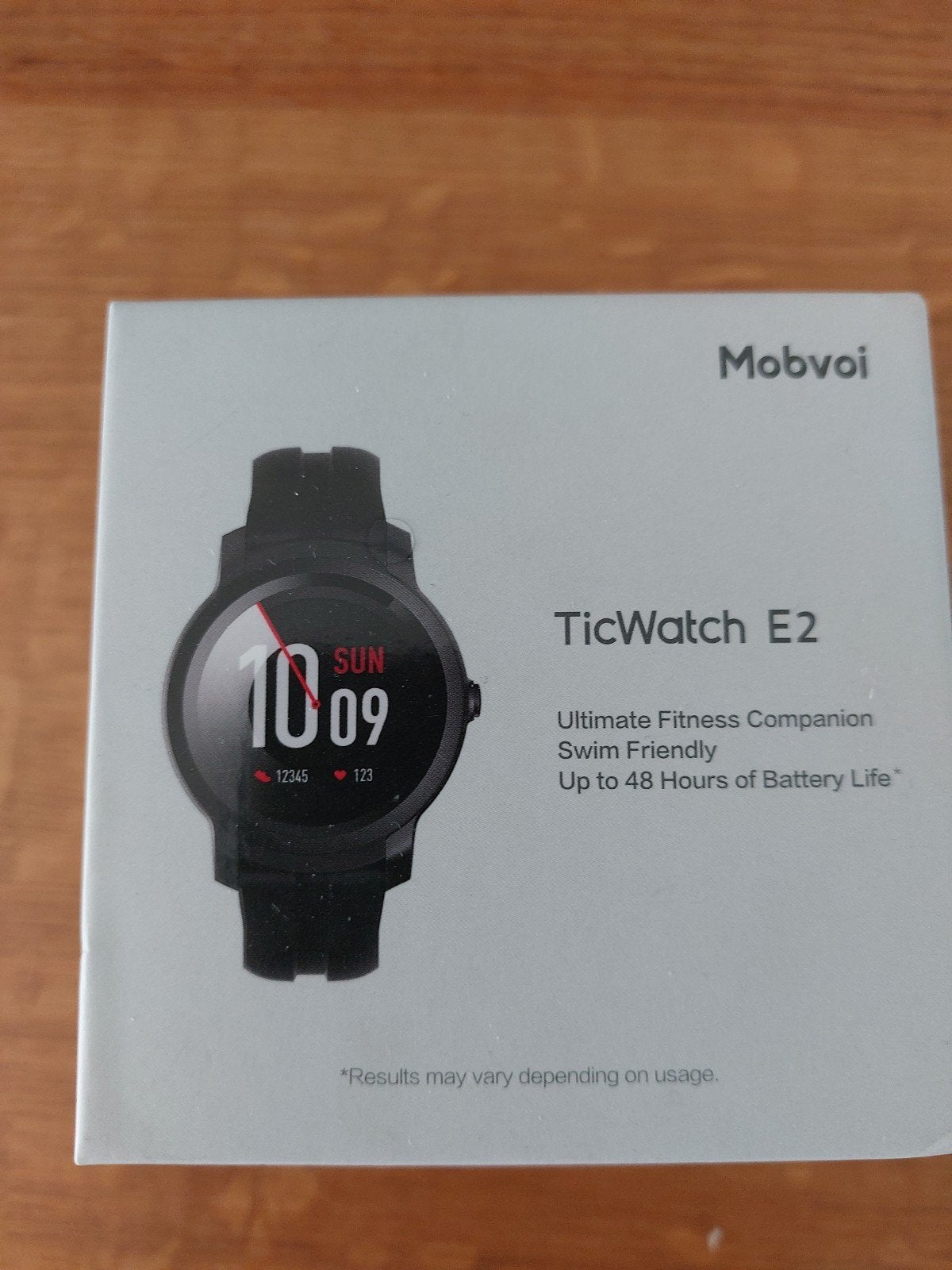Ticwatch E 2 horloge., Zwart, Tic watch, Ophalen of Verzenden, Zo goed als nieuw